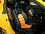 2007 Ford Mustang Saleen Parnelli Jones Edition Black/Orange Interior