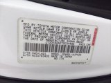 1996 Supra Color Code for Super White - Color Code: 040