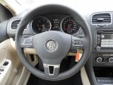 2011 Volkswagen Jetta TDI SportWagen Steering Wheel
