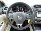2011 Volkswagen Jetta TDI SportWagen Steering Wheel