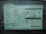 2011 Volkswagen Jetta TDI SportWagen Window Sticker