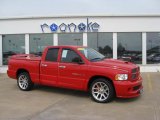 2005 Flame Red Dodge Ram 1500 SRT-10 Quad Cab #49565876