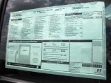 2011 GMC Sierra 2500HD Denali Crew Cab 4x4 Window Sticker