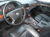 2001 BMW 5 Series 525i Sport Wagon Black Interior