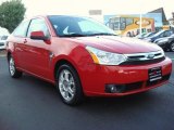 2008 Vermillion Red Ford Focus SES Coupe #49566455