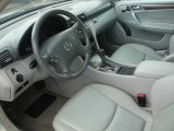 2003 Mercedes-Benz C 320 4Matic Sport Sedan Ash Interior
