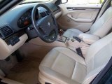 1999 BMW 3 Series 323i Sedan Sand Interior
