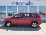 2009 Inferno Red Crystal Pearl Dodge Journey SE #49657094