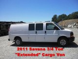 2011 Summit White GMC Savana Van 2500 Extended Cargo #49657408