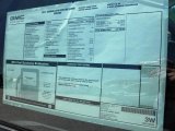 2011 GMC Savana Van 2500 Extended Cargo Window Sticker