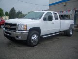 2011 Chevrolet Silverado 3500HD LTZ Extended Cab 4x4 Dually Front 3/4 View