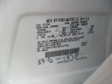 2004 F150 Color Code for Oxford White - Color Code: YZ