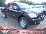 2011 Galaxy Black Nissan Titan Pro-4X King Cab 4x4 #49694438