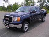 2011 Midnight Blue Metallic GMC Sierra 2500HD SLE Crew Cab 4x4 #49695391