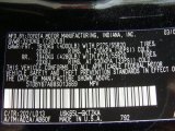 2008 Sequoia Color Code for Black - Color Code: 202