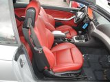 2005 BMW M3 Convertible Imola Red Interior