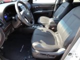 2010 Hyundai Santa Fe Limited Gray Interior