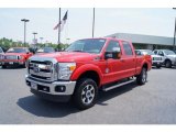 2011 Ford F250 Super Duty Vermillion Red