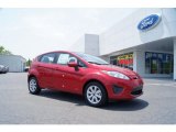 2011 Red Candy Metallic Ford Fiesta SE Hatchback #49694983