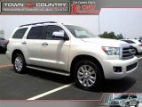 2008 Arctic Frost Pearl Toyota Sequoia Platinum 4WD #49695311