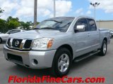 2004 Radiant Silver Nissan Titan SE Crew Cab #441424