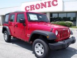 2011 Flame Red Jeep Wrangler Unlimited Sport 4x4 #49695031