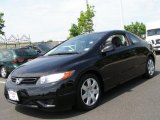 2007 Nighthawk Black Pearl Honda Civic LX Coupe #49695499