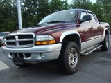 2003 Dark Garnet Red Pearl Dodge Dakota SLT Quad Cab 4x4 #49694890