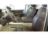 2011 Dodge Ram 1500 Laramie Longhorn Crew Cab 4x4 Light Pebble Beige/Bark Brown Interior