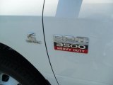 2011 Dodge Ram 3500 HD SLT Regular Cab 4x4 Chassis Marks and Logos