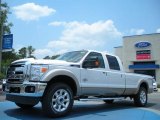 2011 Oxford White Ford F250 Super Duty Lariat Crew Cab 4x4 #49748133