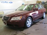 2009 Dark Cherry Red Hyundai Sonata GLS V6 #49748616