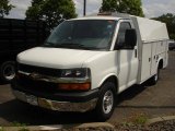 2011 Summit White Chevrolet Express Cutaway 3500 Utility Van #49748000