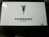 2007 Pontiac Torrent AWD Books/Manuals
