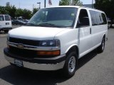 2010 Summit White Chevrolet Express LS 3500 Extended Passenger Van #49748012