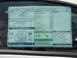 2011 Hyundai Genesis Coupe 3.8 Grand Touring Window Sticker