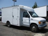 2003 Oxford White Ford E Series Cutaway E350 Commercial Utility Truck #49748057