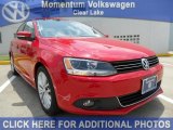 2011 Tornado Red Volkswagen Jetta SEL Sedan #49748680