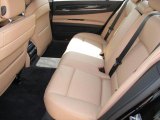 2012 BMW 7 Series 740Li Sedan Saddle/Black Interior