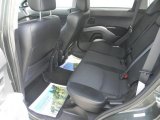 2008 Mitsubishi Outlander SE 4WD Black Interior