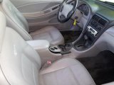 1999 Ford Mustang V6 Convertible Light Graphite Interior