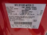 2005 F250 Super Duty Color Code for Red Clearcoat - Color Code: F1