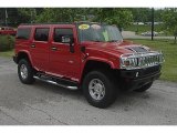 2007 Victory Red Hummer H2 SUV #49799567