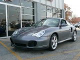 2003 Seal Grey Metallic Porsche 911 Turbo Coupe #42901