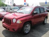 2008 Inferno Red Crystal Pearl Jeep Compass Sport 4x4 #49799654