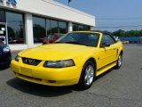 2004 Screaming Yellow Ford Mustang V6 Convertible #49799168