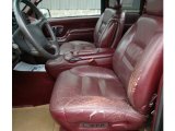 1996 GMC Sierra 1500 SLT Extended Cab Maroon Interior
