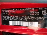 2010 Volvo V50 T5 R-Design Info Tag