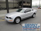 2008 Brilliant Silver Metallic Ford Mustang V6 Deluxe Coupe #49799506