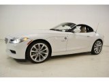 Alpine White BMW Z4 in 2011